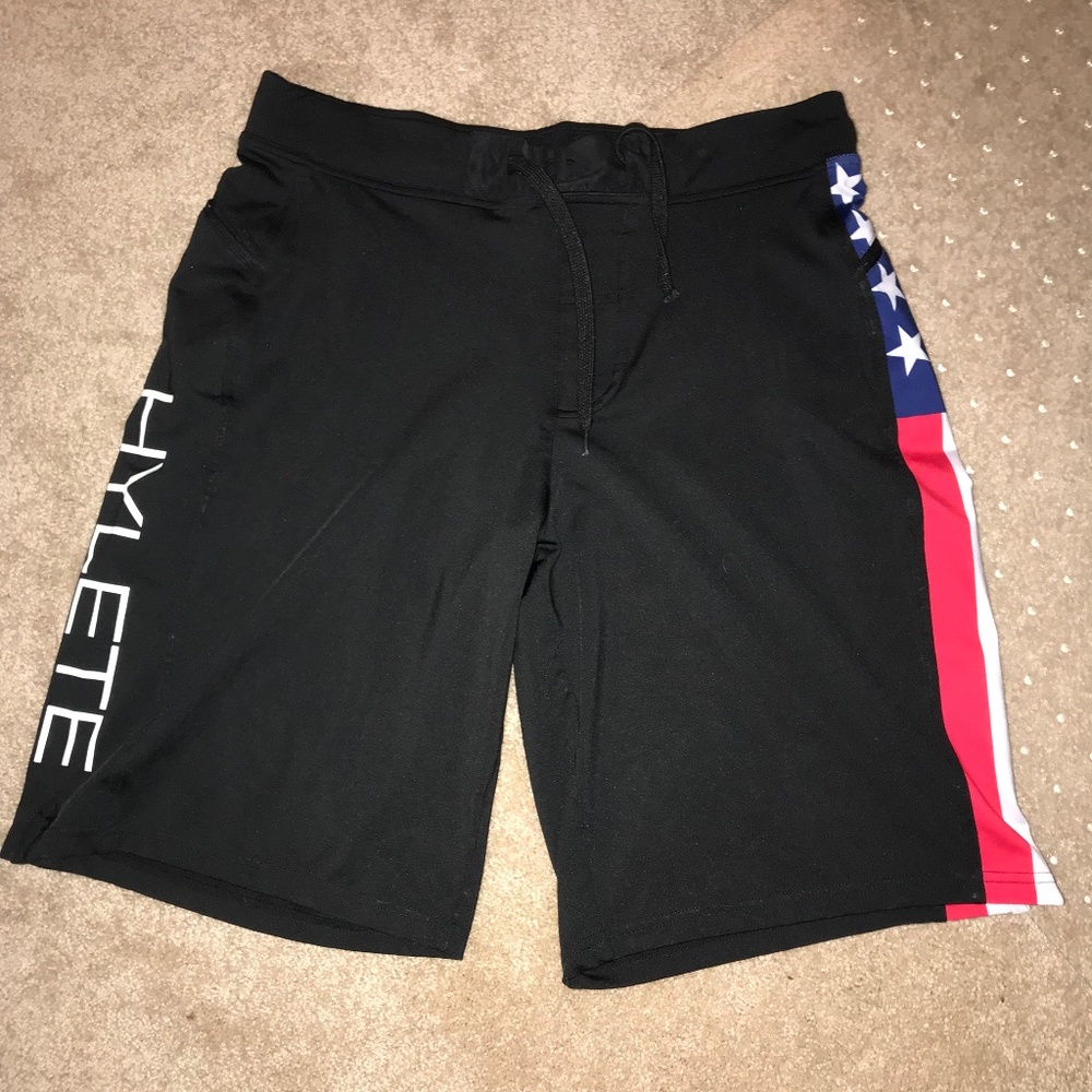 American Flag Hylete Shorts